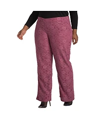 Poetic Justice Plus Lace Wide Leg Pants