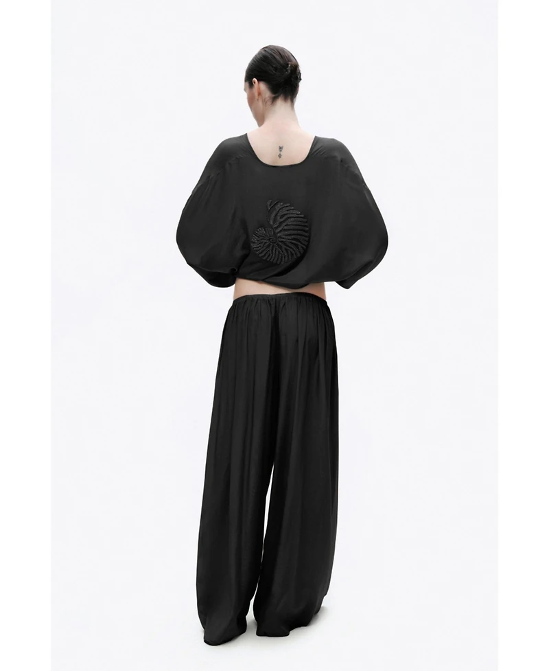 Nocturne Women's Flowy Wide Leg Pants