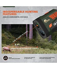 Aofar HX1600 Hunting Rangefinder with Dual-Color Oled Display, Ultra-Clear Optics with 95%+ Transmittance of Glass, 1600 Yards with Angle and Horizont