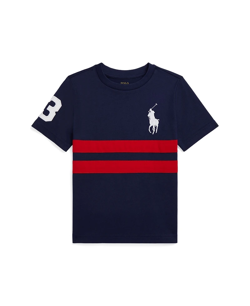 Polo Ralph Lauren Toddler and Little Boys Big Pony Heavyweight Cotton Jersey T-Shirt