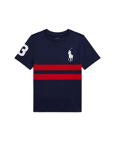 Polo Ralph Lauren Toddler and Little Boys Big Pony Heavyweight Cotton Jersey T-Shirt