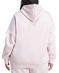 adidas Plus Essentials 3-Stripes Full-Zip Fleece Hoodie