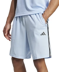 adidas Men's Pique 3-Stripes Logo Training Shorts