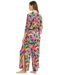 Bleu by Rod Beattie Women's Extra Bold Printed Cover-Up Jumpsuit