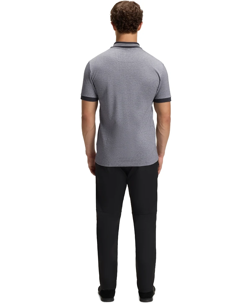 Boss by Hugo Men's Cotton-Pique Dot Print Polo Shirt
