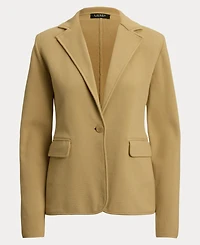 Lauren Ralph Women's Cotton-Blend Sweater Blazer