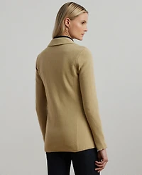 Lauren Ralph Sweater-Knit Blazer