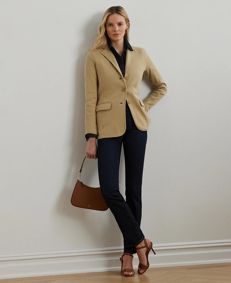 Lauren Ralph Sweater-Knit Blazer