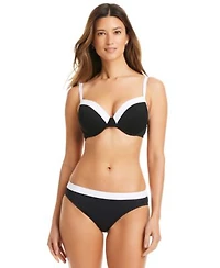 Bleu By Rod Beattie Womens Im With The Band Bikini Top Hipster Bottoms