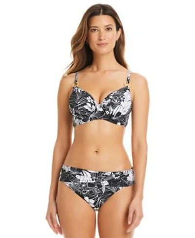 Bleu By Rod Beattie Womens Double Duty Bikini Top Sarong Hipster Bottoms