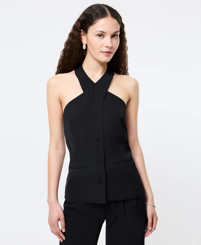 French Connection Women's Harry Crisscross-Neck Vest