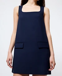 French Connection Women's Whisper Square-Neck Sleeveless Mini Dress