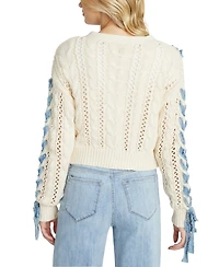 Driftwood Women's Lacey Cropped Cardigan