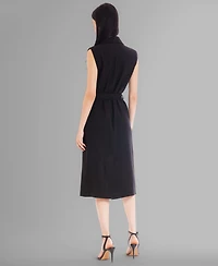 julia jordan Women's Sleeveless A-line Jacket Dress
