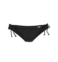 Lascana Women's Textured Side Tie Bikini Swimsuit Bottom