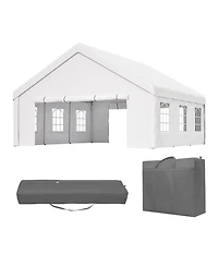 Mondawe 20x20ft Party Tent with Removable Walls - Waterproof Outdoor Canopy for Events