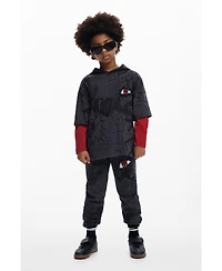 Desigual Boys Boys's Spiderman T-shirt with layering effect