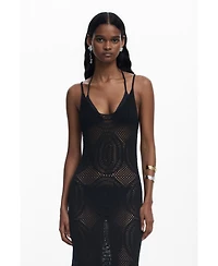 Desigual Women's Crochet strap dress