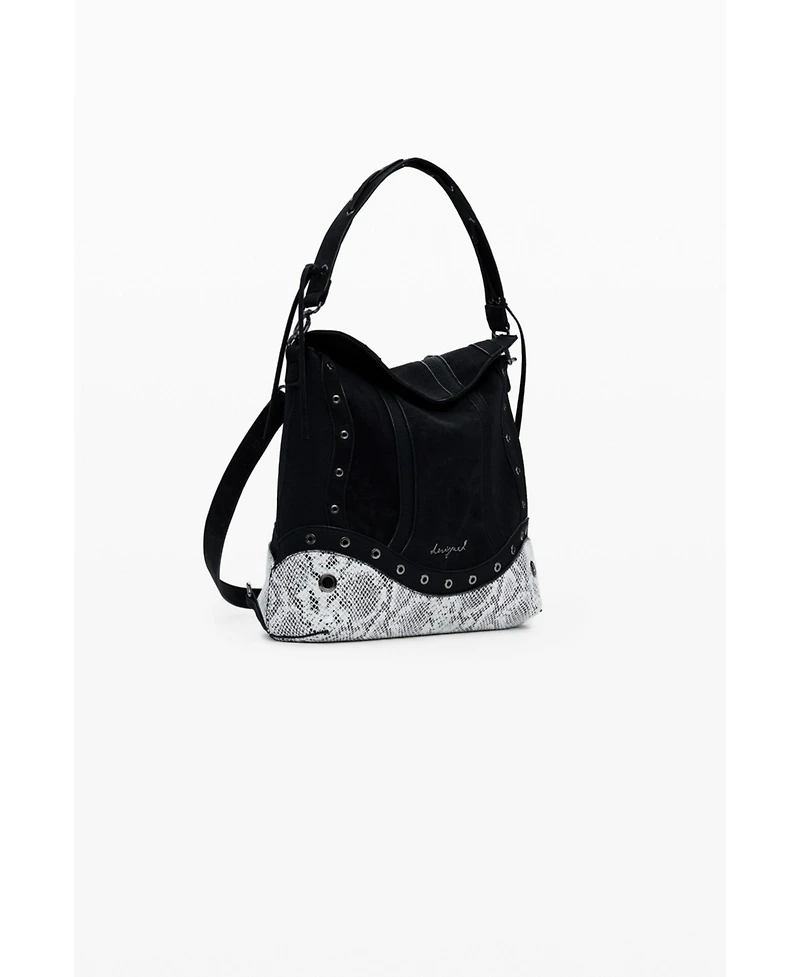 Desigual Women's Medium convertible snake backpack