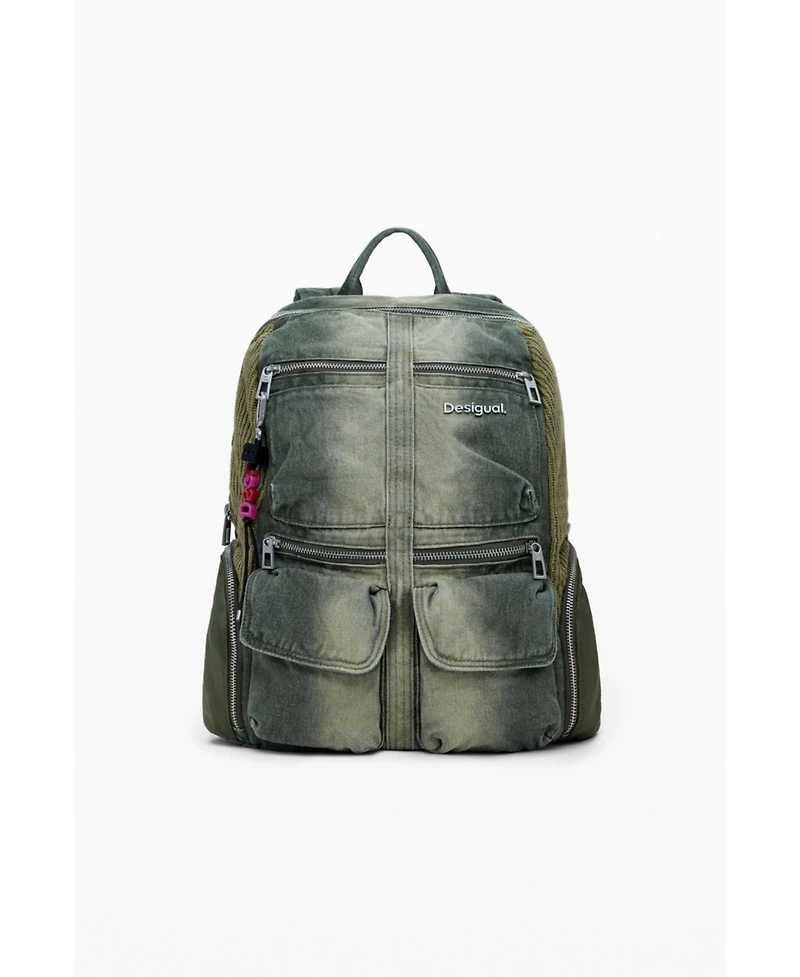 Desigual Women's Large combined denim backpack