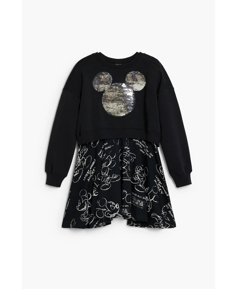 Desigual Girls Girls's 2-in-1 Mickey dress