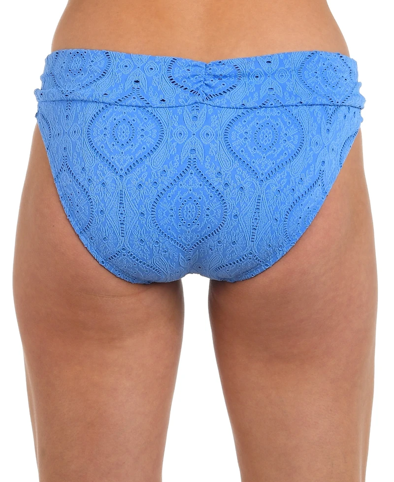 La Blanca Women's Mantra Shirred Hipster Bikini Bottoms