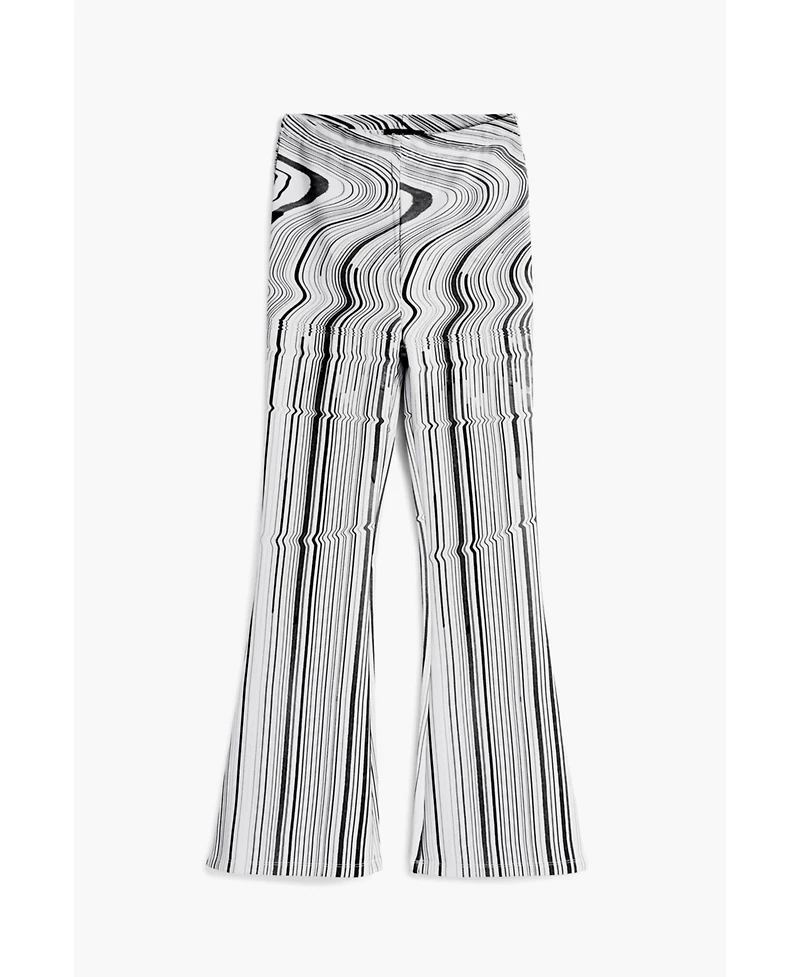 Desigual Women's Elastic pants with distorted stripes