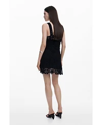 Desigual Women's Crochet mini dress