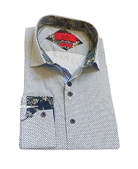 Elie Balleh Little Boys Black Button-Down Slim Fit Shirt