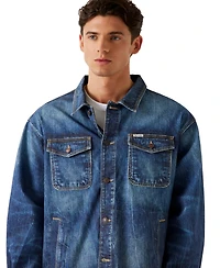 Guess Men's Billy Long-Sleeve Trucker Jacket