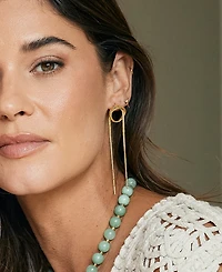 brook & york Gold Plated Shea Earrings