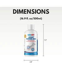 Ubavet Joint Power Meg Maximum Joint Care Liquid for Cats and Dogs – (16.9 fl oz / 500ml)