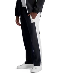 Karl Lagerfeld Paris Men's Relaxed Fit Color Block Track Pants