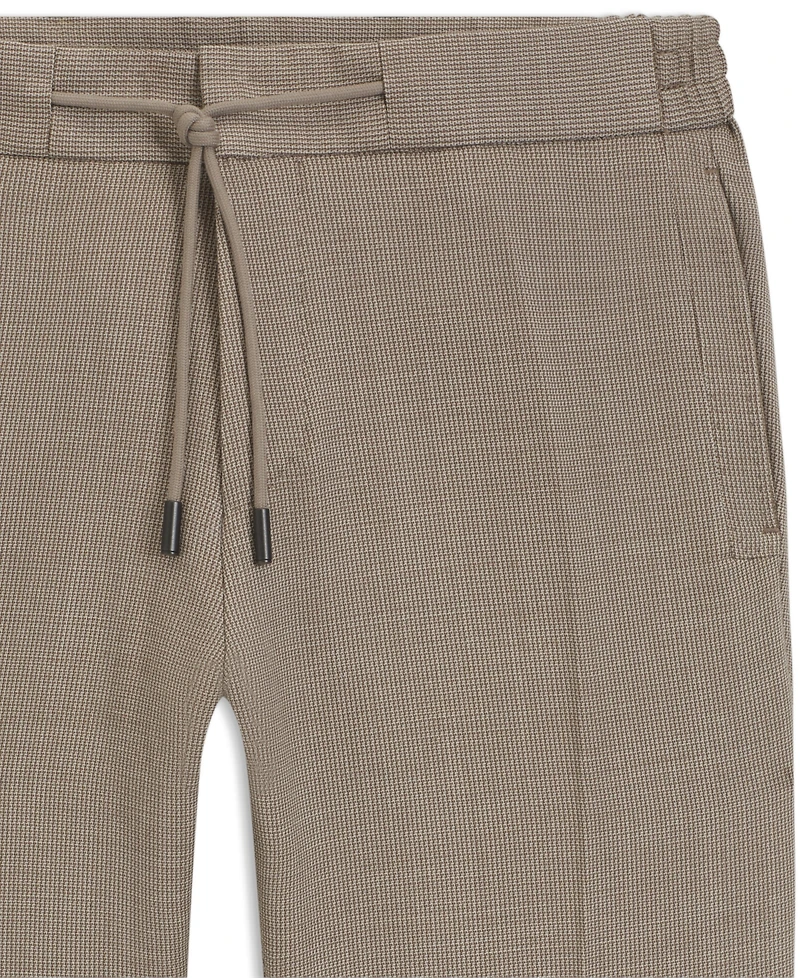 Boss by Hugo Boss Men's Wool Silk Patterned Slim-Fit Pants