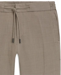 Boss by Hugo Boss Men's Wool Silk Patterned Slim-Fit Pants