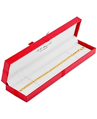 Lightweight Polished Mariner Chain Bracelet 5.5mm in 14k Yellow Gold