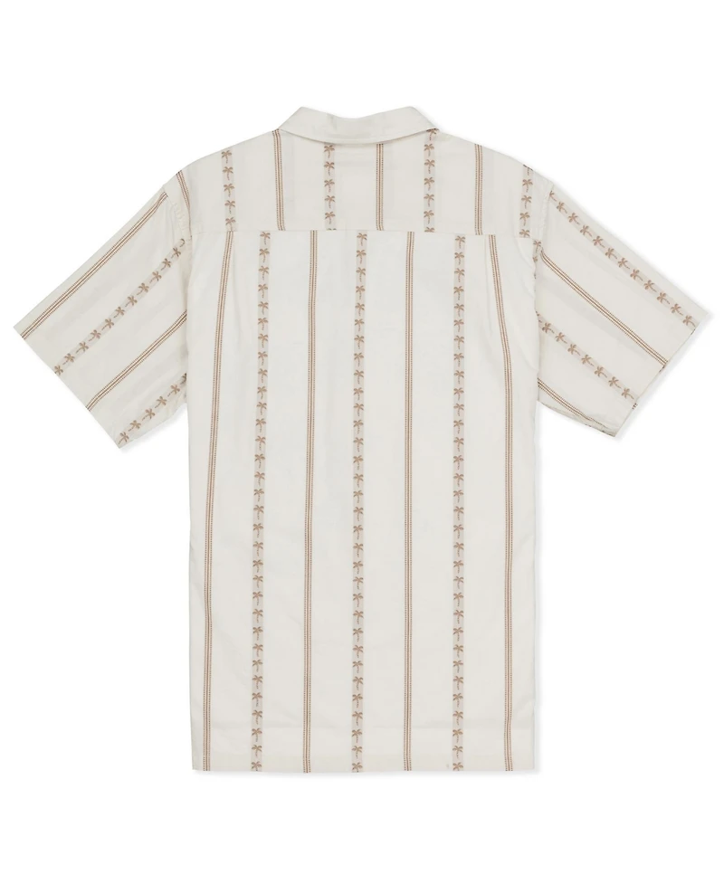 Hurley Men's Jacquard Rincon Short Sleeve Shirt