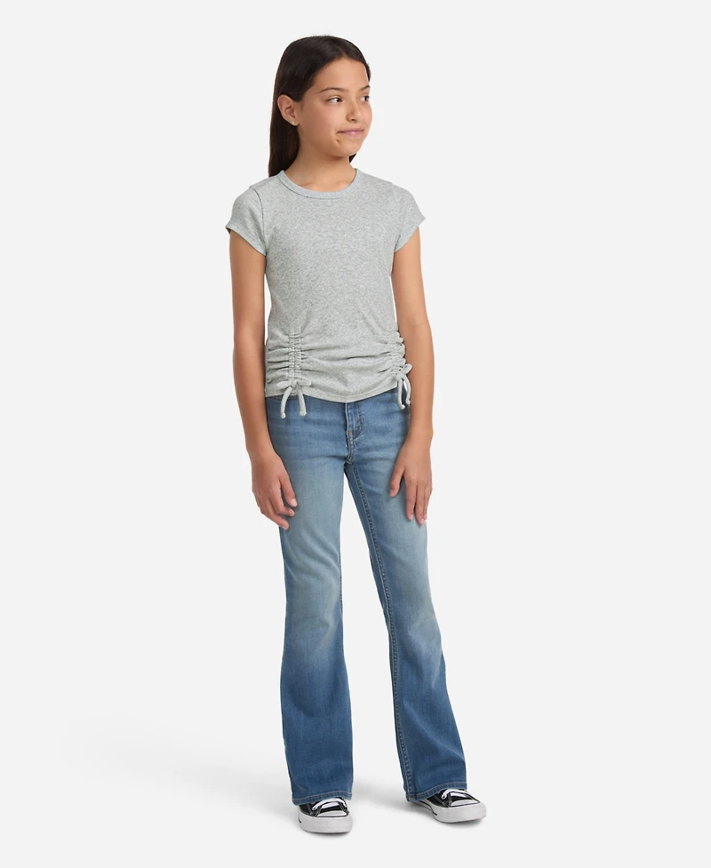 abercrombie kids Girls Ruched Side Bow T-Shirt