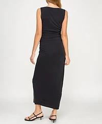 Leyden Juniors' Jersey Sleeveless Sheath Midi Dress
