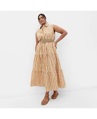 City Chic Plus Clean Lines Dress