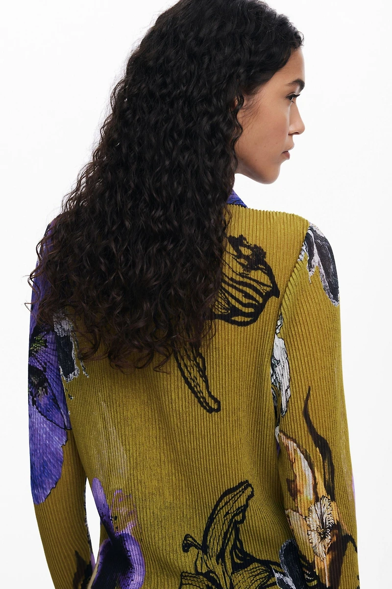 Desigual Women's Buttoned T-shirt designed by Mr. Christian Lacroix