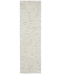 Calvin Klein CK010 Linear LNR01 2'2"x8' Runner Area Rug