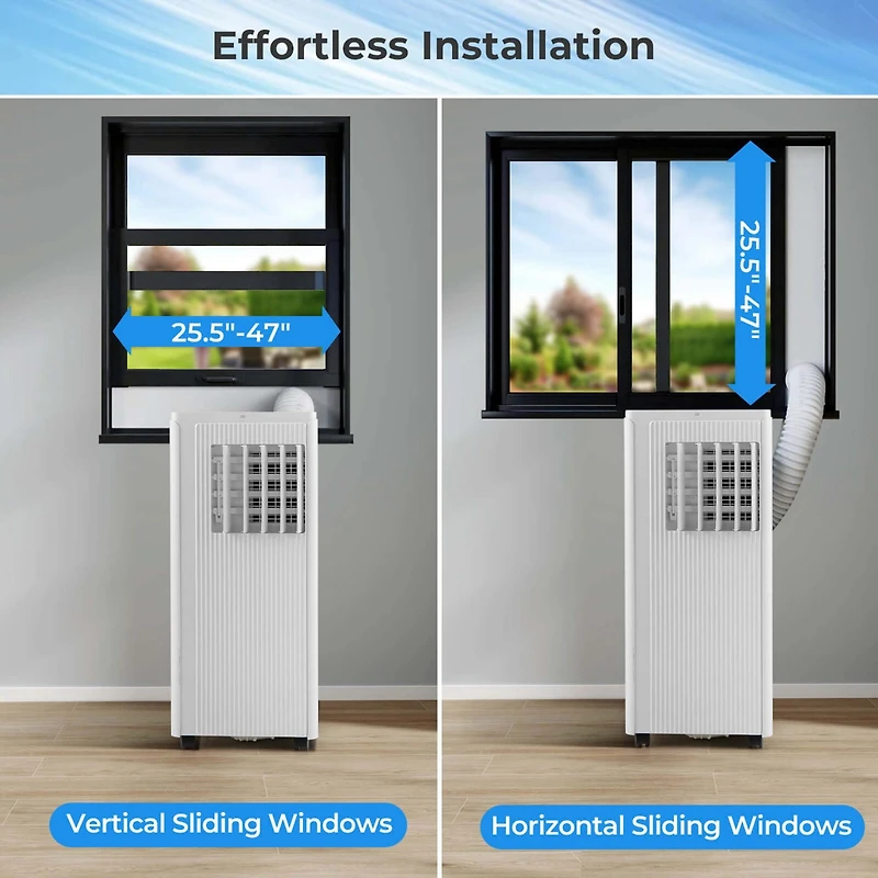 Costway 7100 Btu (10000 Btu Ashrae) Portable Air Conditioner 3-in-1 10000 Btu Ac Unit with Dehumidifier & Cool &Fan