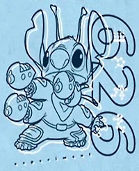 Lilo Stitch Men's 2 Six Short Sleeve T-Shirt