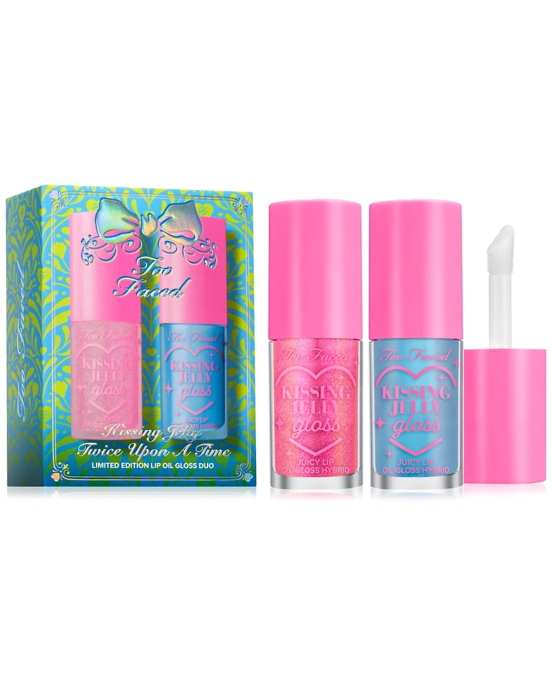 Too Faced 2-Pc. Kissing Jelly Twice Upon A Time Limited-Edition Lip Oil Gloss Set