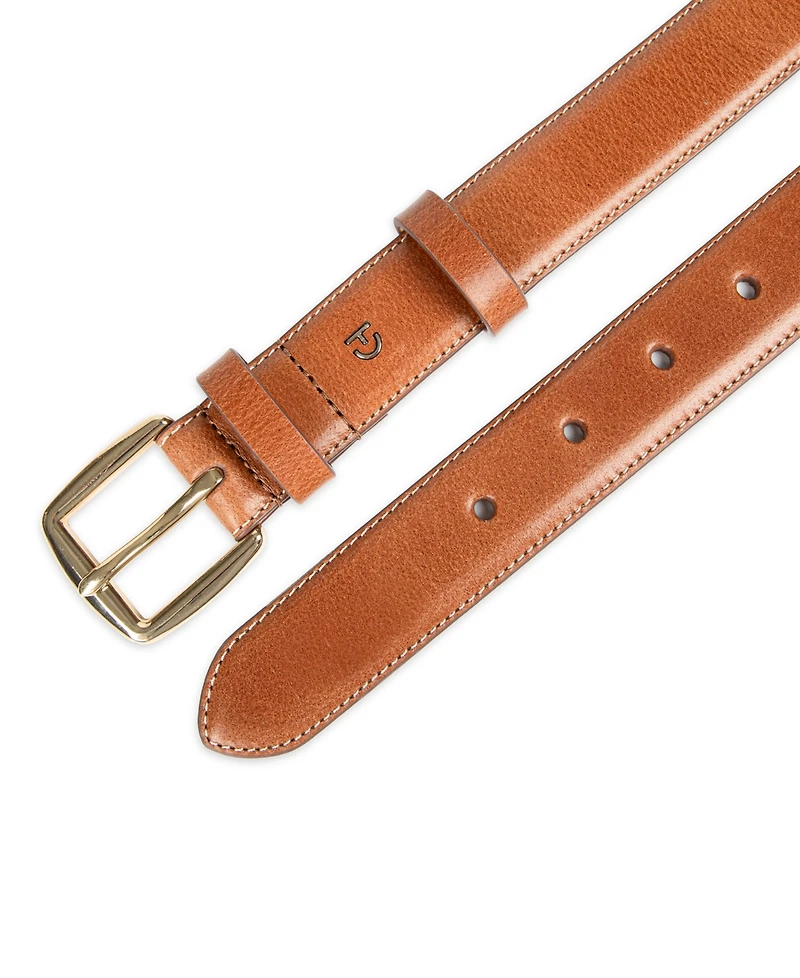 Cole Haan Women's Classic Square Buckle Leather Trouser Belt