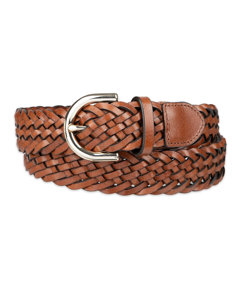 Cole Haan Women's Fully Adjustable Braided Leather Belt