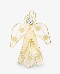 Holiday Lane Blessed Gold-Tone Angel Ornament, Macy's Exclusive