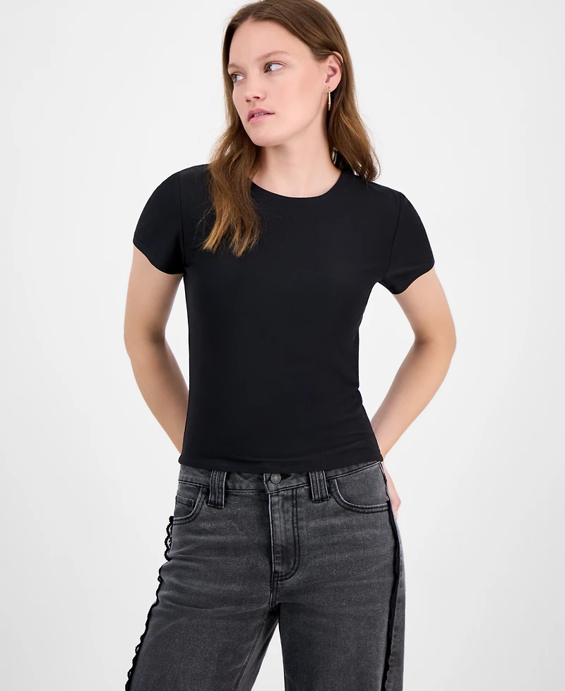 Hippie Rose Juniors' Short-Sleeve Crewneck Tee