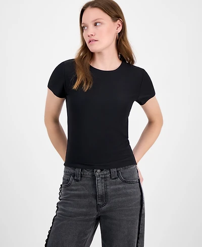 Hippie Rose Juniors' Short-Sleeve Crewneck Tee